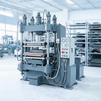 rubber vulcanizing press for pads factory