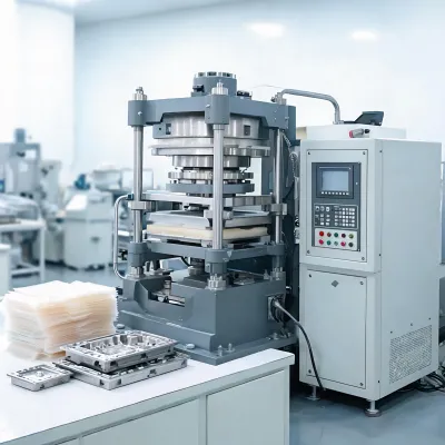 silicone compression molding machine